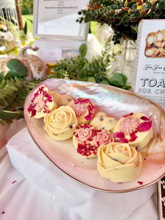 "Spring Heart" - Chocolate Heart and Rose Bark